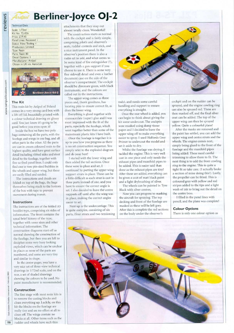 Scale Aviation Modeller International 2003-02